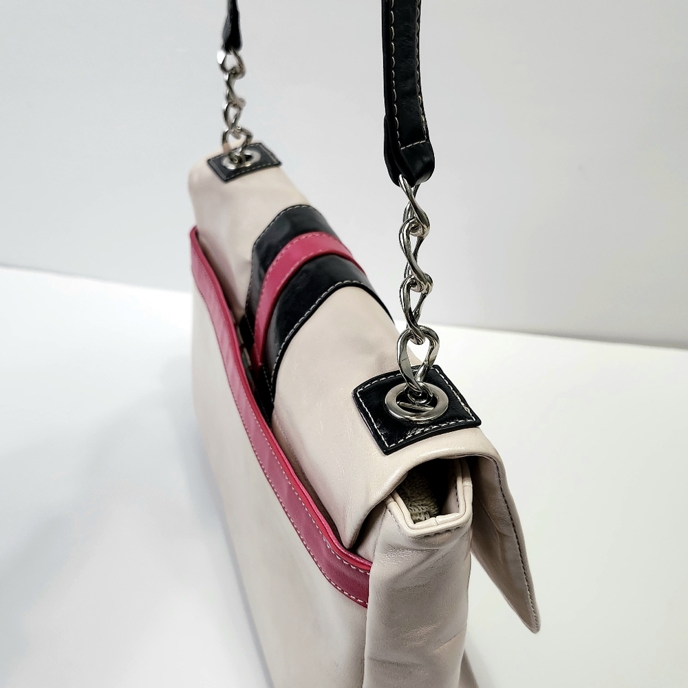 JOANEL Shoulder Bag Colorblock Blush Purse - Picture 12 of 13
